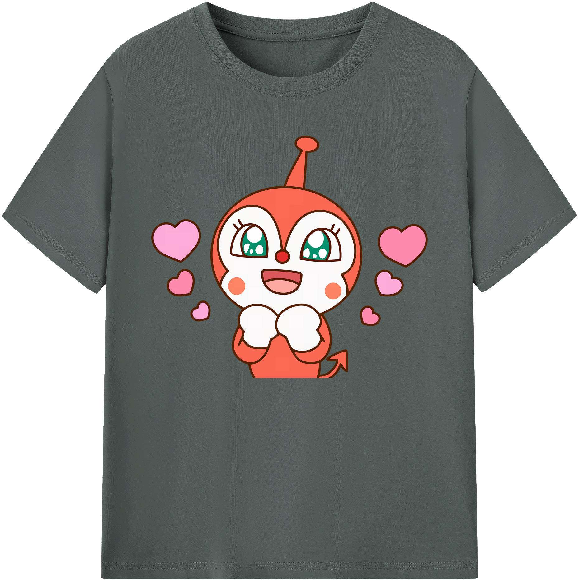 （画像用） アンパンマン Anpanman 綿100％ メンズ半袖Tシャツ｜肌触りやわらか＆通気性